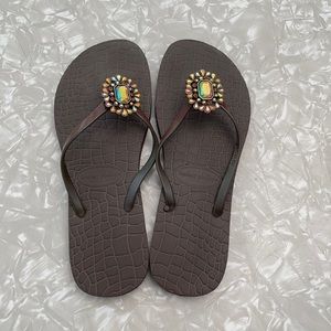 Lindsay Phillips Sandal with clip on.